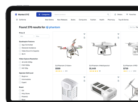 E-Commerce Interface